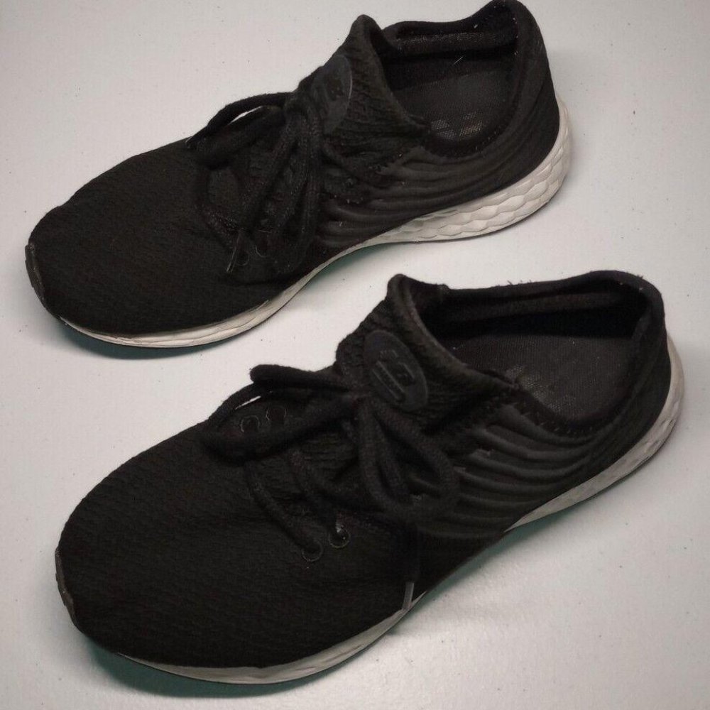 New Balance Fresh Foam Cruz Womens Size 8.5 Shoes Black White Athletic Sneakers
